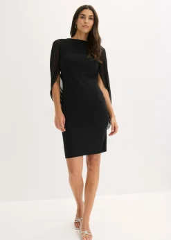 Mujer bonprix bonprix Vestido de cóctel con mangas de gasa