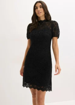 bonprix bonprix Vestidos|Novedades>Vestido de encaje Negro