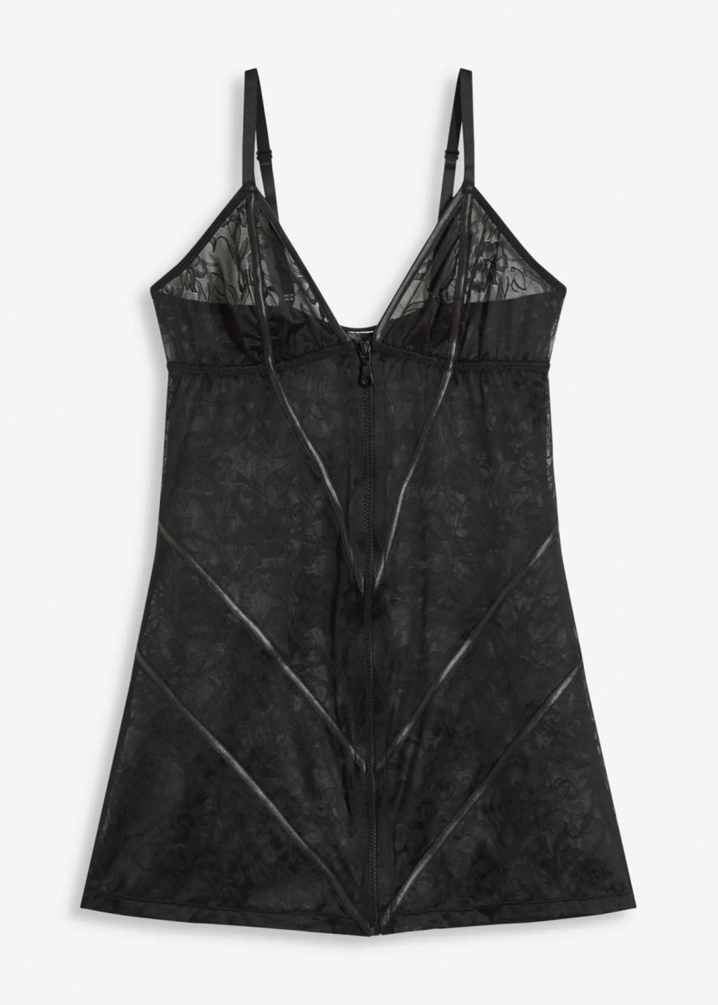 bonprix bonprix Lencería Sexy>Vestido de encaje con cremallera Negro