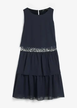 bonprix bonprix Ropa 9 A 16 Años·Vestidos Y Monos>Vestido de fiesta para niñas Azul marino