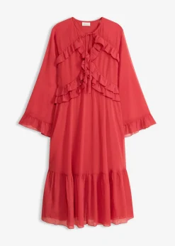 bonprix bonprix Vestidos>Vestido de gasa Cereza