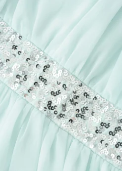 bonprix bonprix Ropa 9 A 16 Años·Vestidos Y Monos|Ropa 9 A 16 Años·Novedades>Vestido de gasa con banda de lentejuelas menta verde