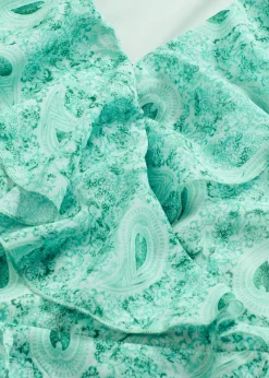 bonprix bonprix Vestidos>Vestido de gasa con corte en A verde botella