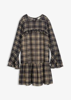 Mujer bonprix bonprix Vestido de gasa con volantes