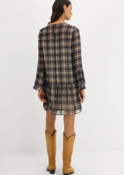 Mujer bonprix bonprix Vestido de gasa con volantes