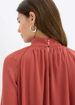 Mujer bonprix bonprix Vestido de gasa con volantes