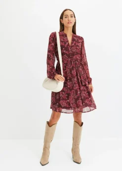 Mujer bonprix bonprix Vestido de gasa estampado