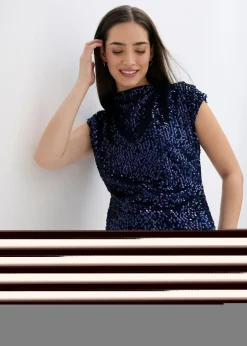 Mujer bonprix bonprix Vestido de lentejuelas