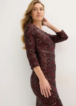 Mujer bonprix bonprix Vestido de lentejuelas con escote en la espalda