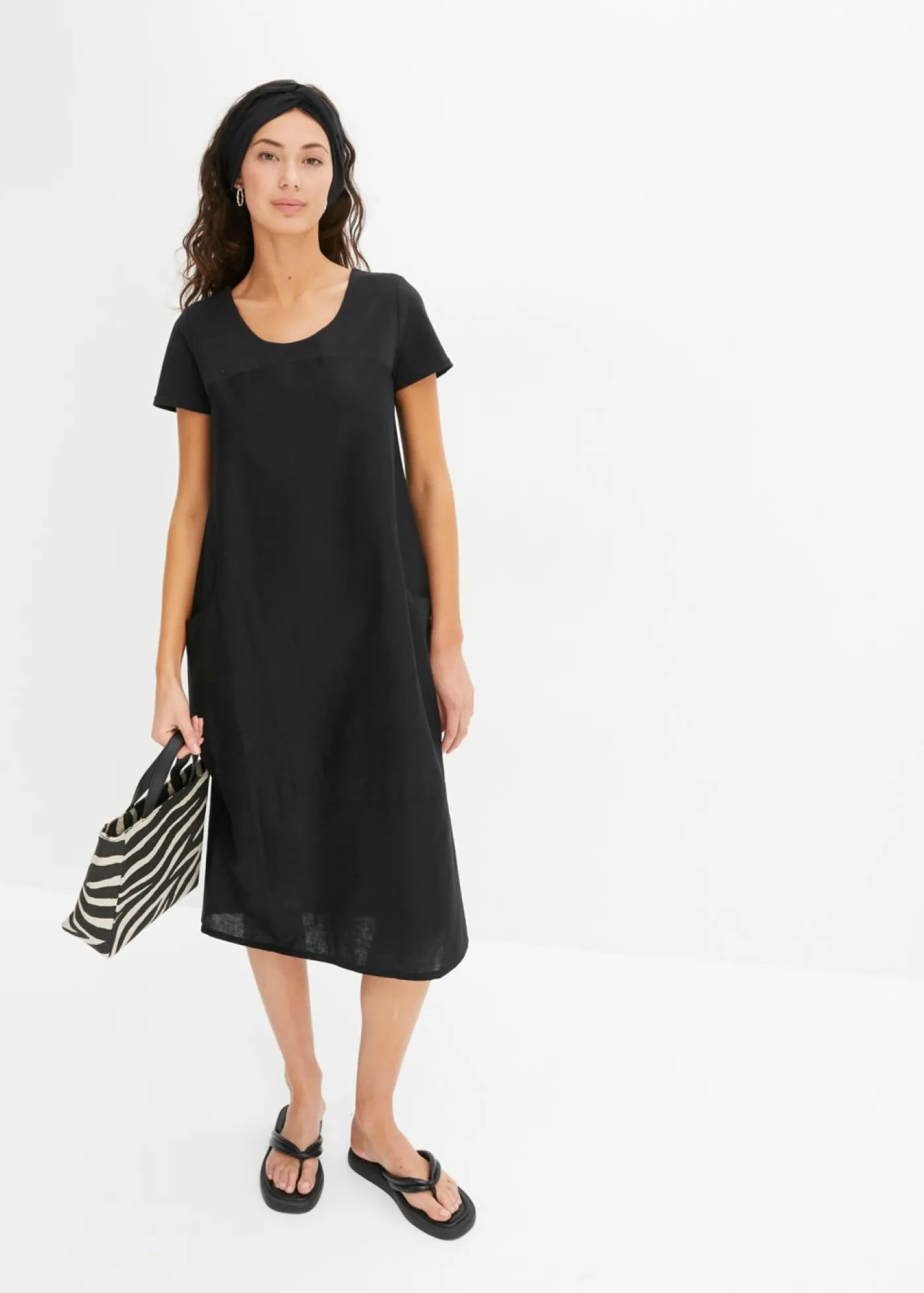 Mujer bonprix bonprix Vestido de lino