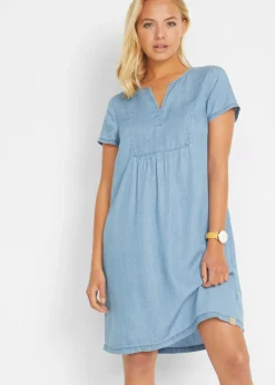 bonprix bonprix Vestidos|Novedades>Vestido de lyocell Denim claro