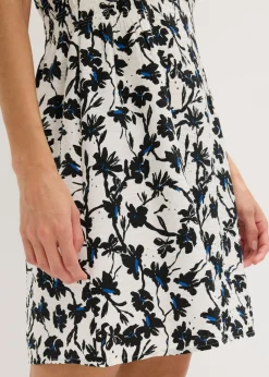 Mujer bonprix bonprix Vestido de material estructurado con mangas de murciélago