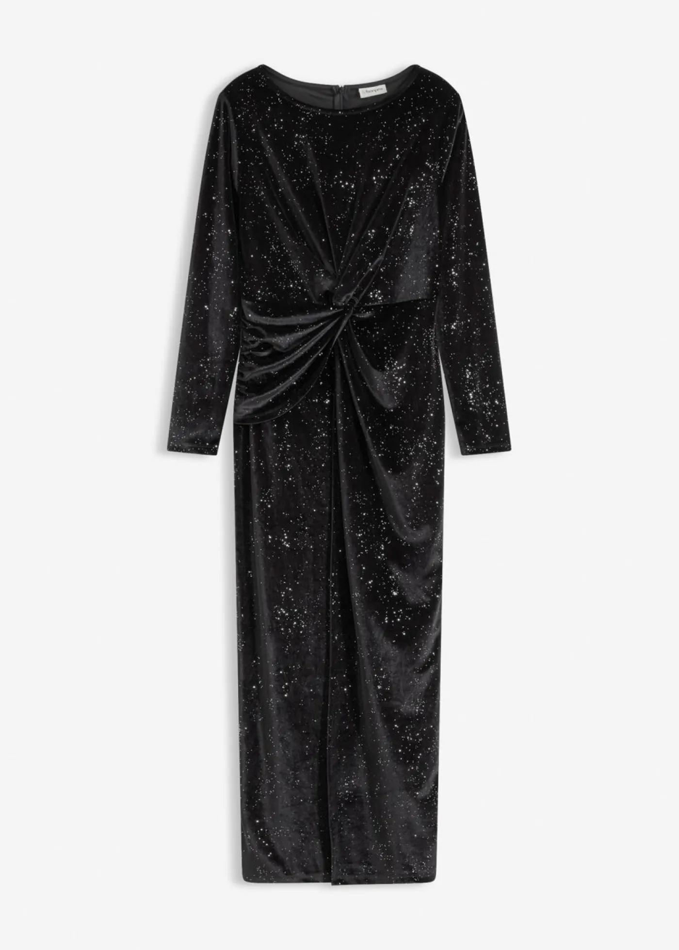 bonprix bonprix Vestidos|Ropa Elegante>Vestido de noche con brillo Negro