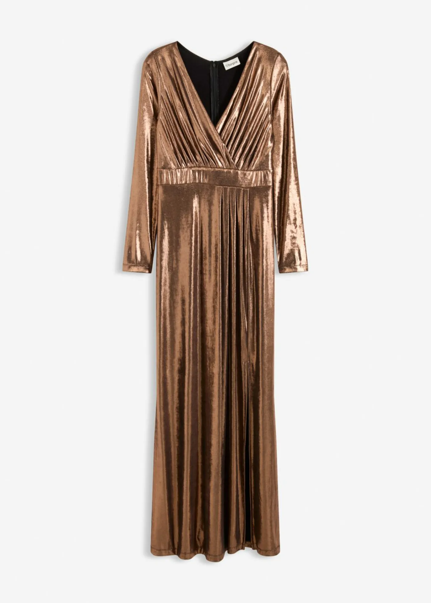 Mujer bonprix bonprix Vestido de noche de punto fino con brillo