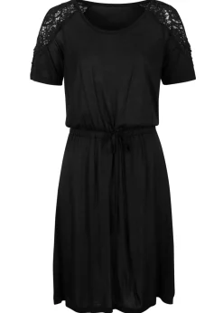 bonprix bonprix Ropa De Playa|Vestidos>Vestido de playa transparente Negro