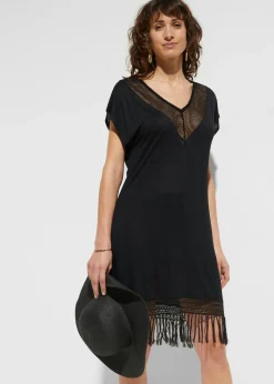 Mujer bonprix bonprix Vestido de playa transparente de viscosa