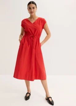 bonprix bonprix Vestidos>Vestido de popelín de algodón fresa