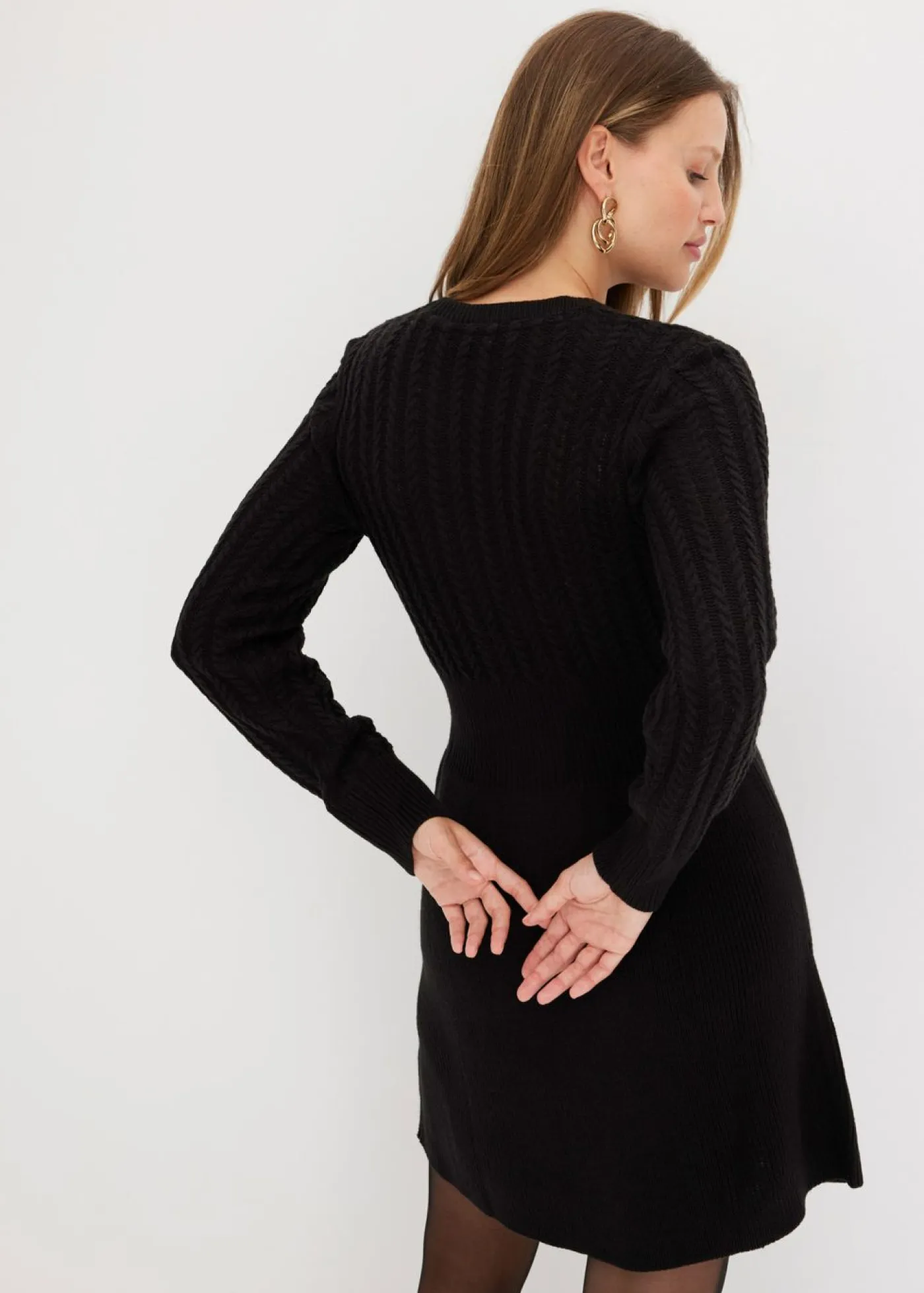 bonprix bonprix Vestidos|Ropa De Punto>Vestido de punto Negro