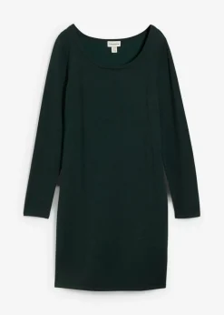 bonprix bonprix Básicos|Vestidos>Vestido de punto Verde intenso