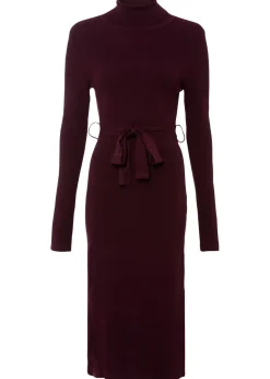 bonprix bonprix Vestidos|Ropa De Punto>Vestido de punto rojo burdeos