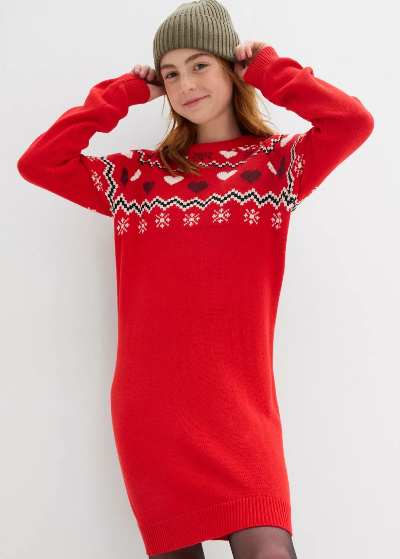 bonprix bonprix Ropa 9 A 16 Años·Vestidos Y Monos>Vestido de punto fresa