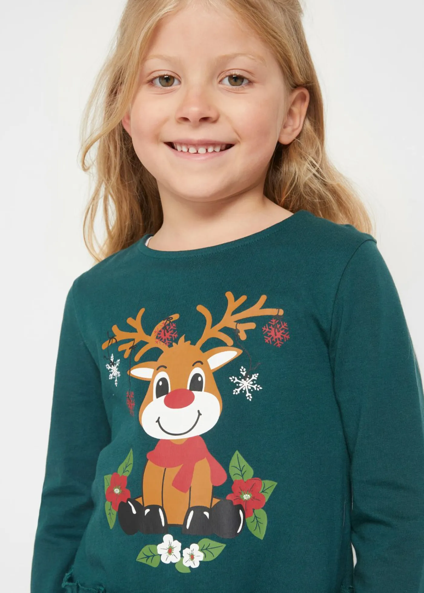 Niños bonprix bonprix Vestido de punto + vestido para muñecas de algodón orgánico puro (conjunto de 2 piezas)