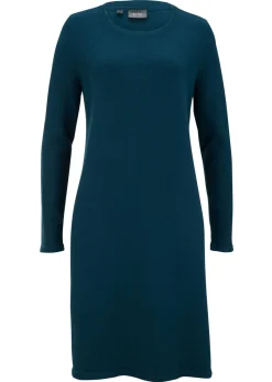 Mujer bonprix bonprix Vestido de punto con algodón reciclado