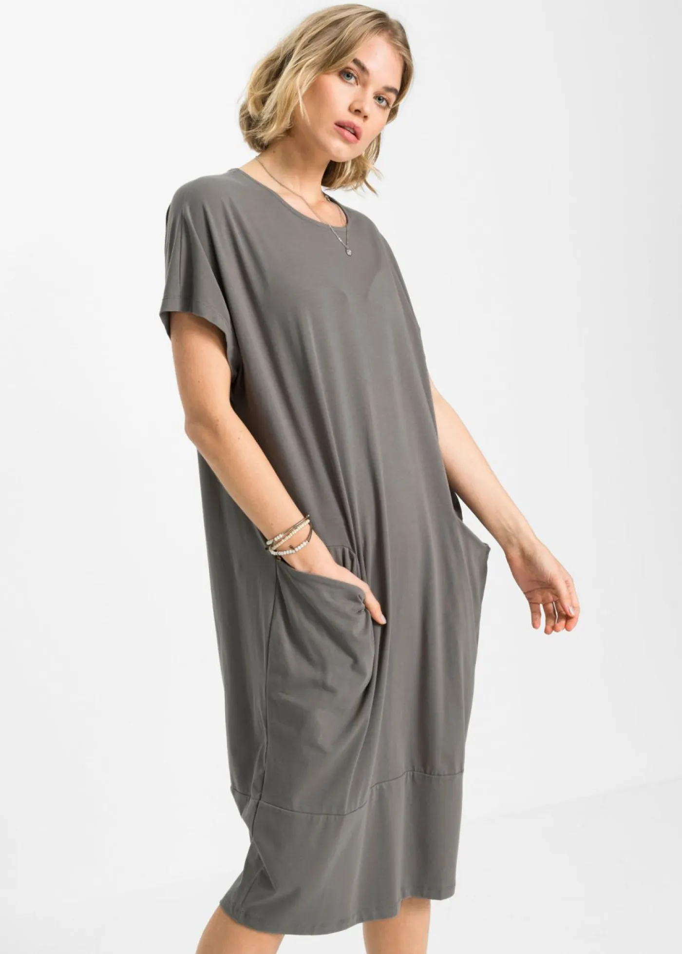 Mujer bonprix bonprix Vestido de punto con bolsillos