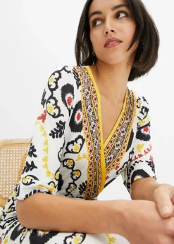 Mujer bonprix BODYFLIRT boutique Vestido de punto con cordón