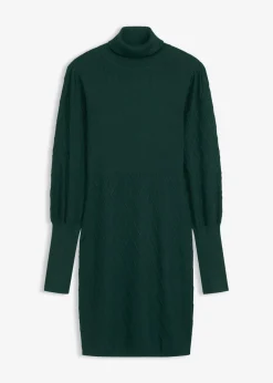 Mujer bonprix bonprix Vestido de punto con cuello vuelto