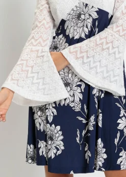 Mujer bonprix bonprix Vestido de punto con encaje