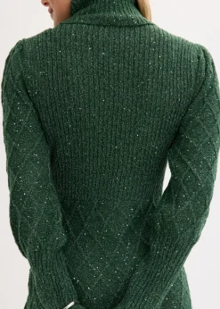 Mujer bonprix bonprix Vestido de punto con lentejuelas