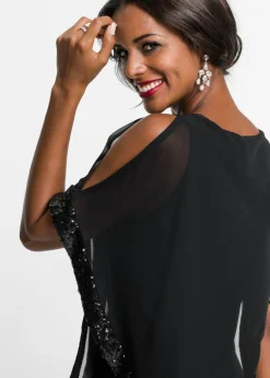 Mujer bonprix bonprix Vestido de punto con lentejuelas