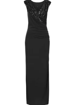 Mujer bonprix bonprix Vestido de punto con lentejuelas