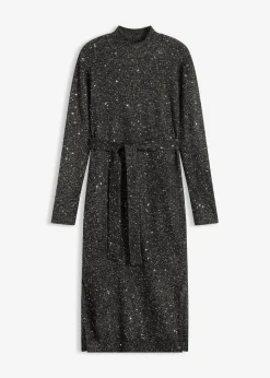 Mujer bonprix bonprix Vestido de punto con lentejuelas