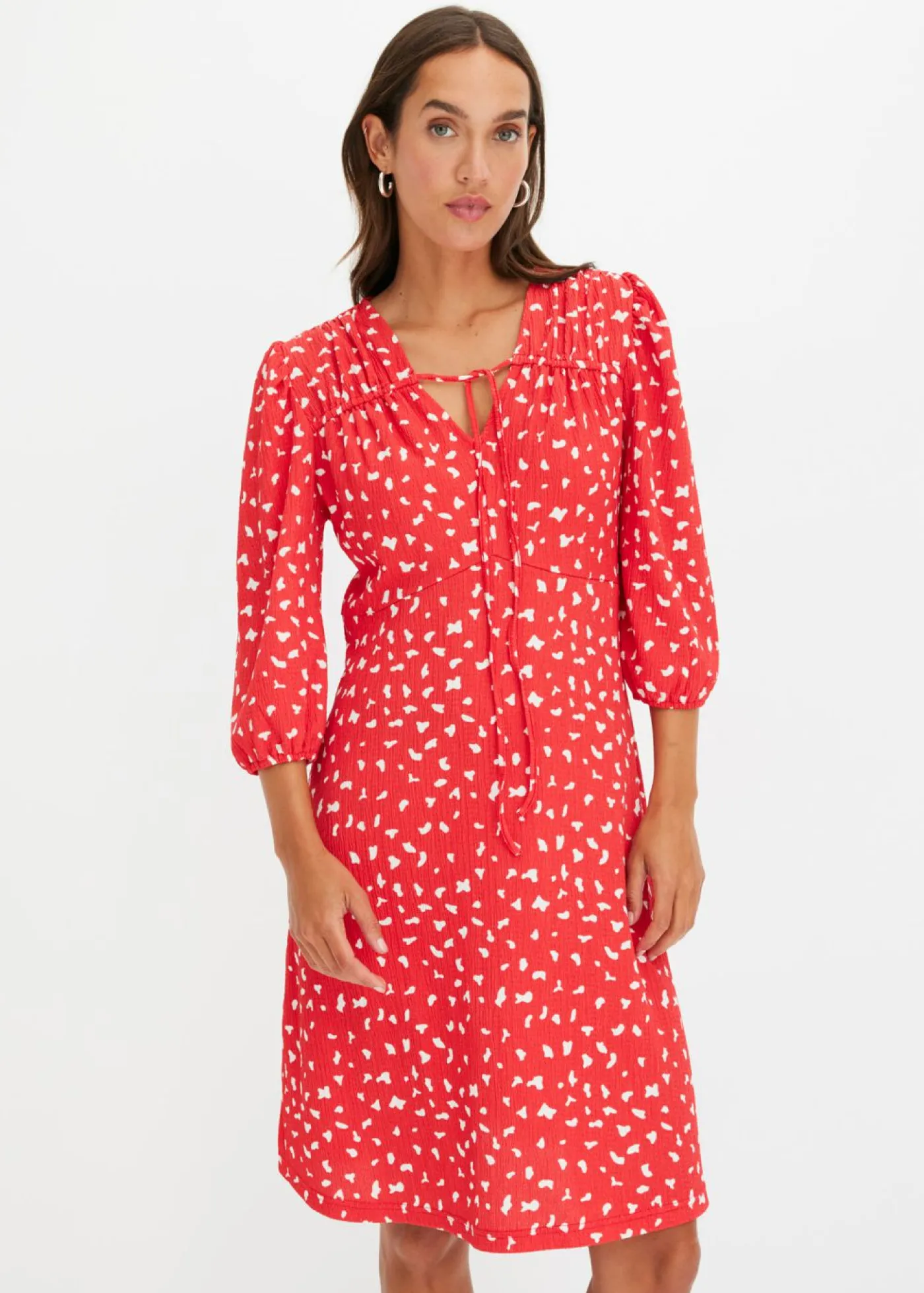 bonprix bonprix Vestidos>Vestido de punto con línea en A fresa