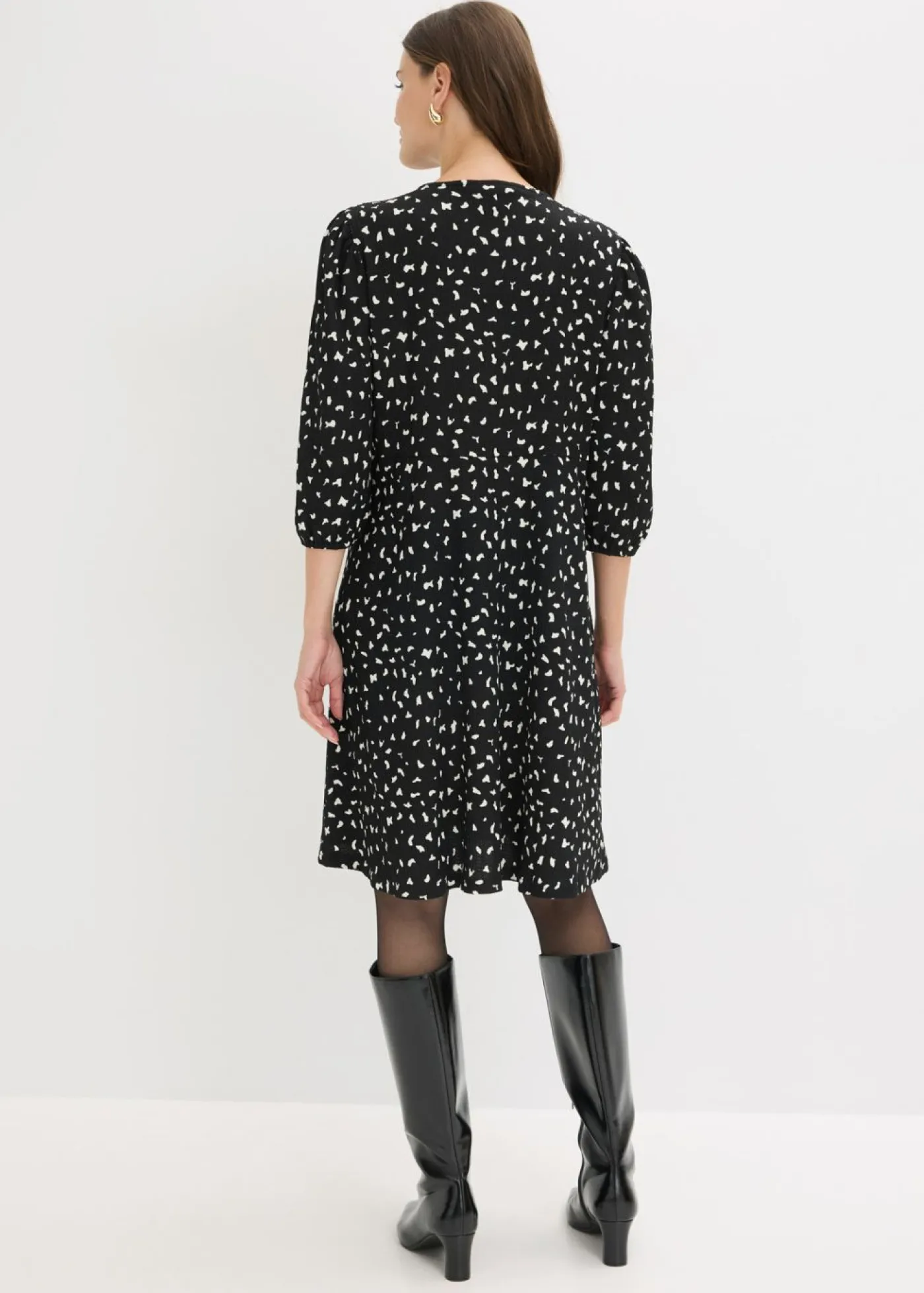 Mujer bonprix bonprix Vestido de punto con línea en A