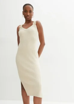 Mujer bonprix bonprix Vestido de punto con seda