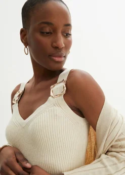 Mujer bonprix bonprix Vestido de punto con seda