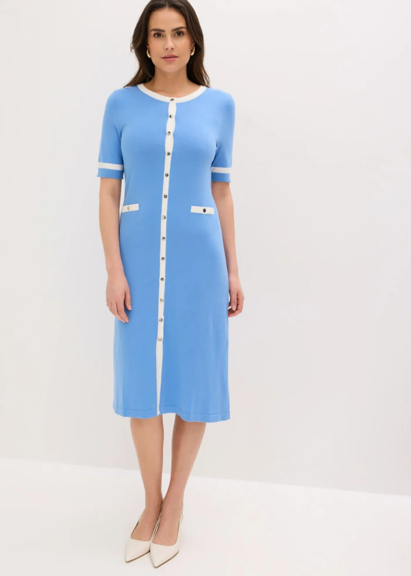 Mujer bonprix bonprix Vestido de punto con viscosa