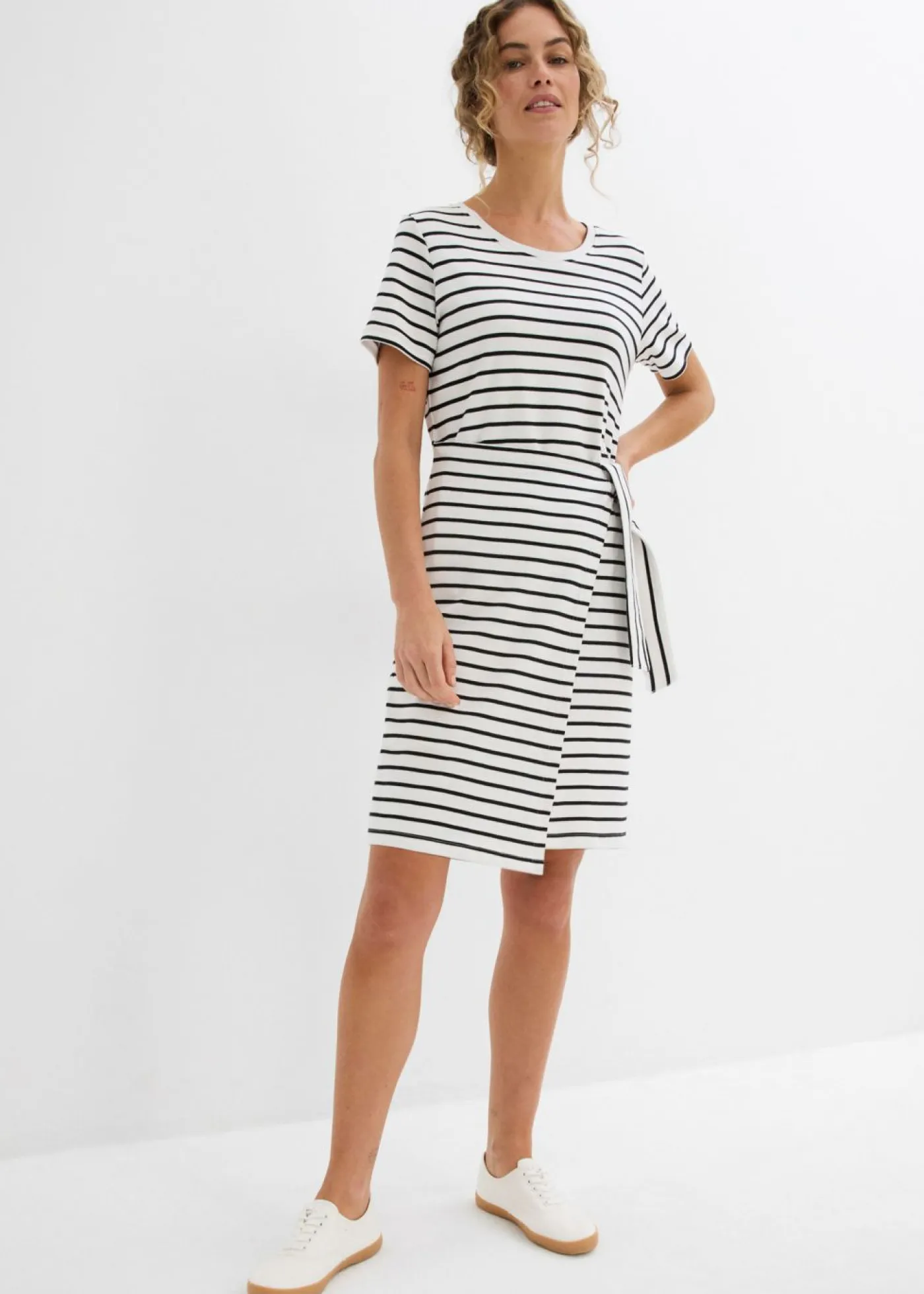 Mujer bonprix bonprix Vestido de punto de algodón puro