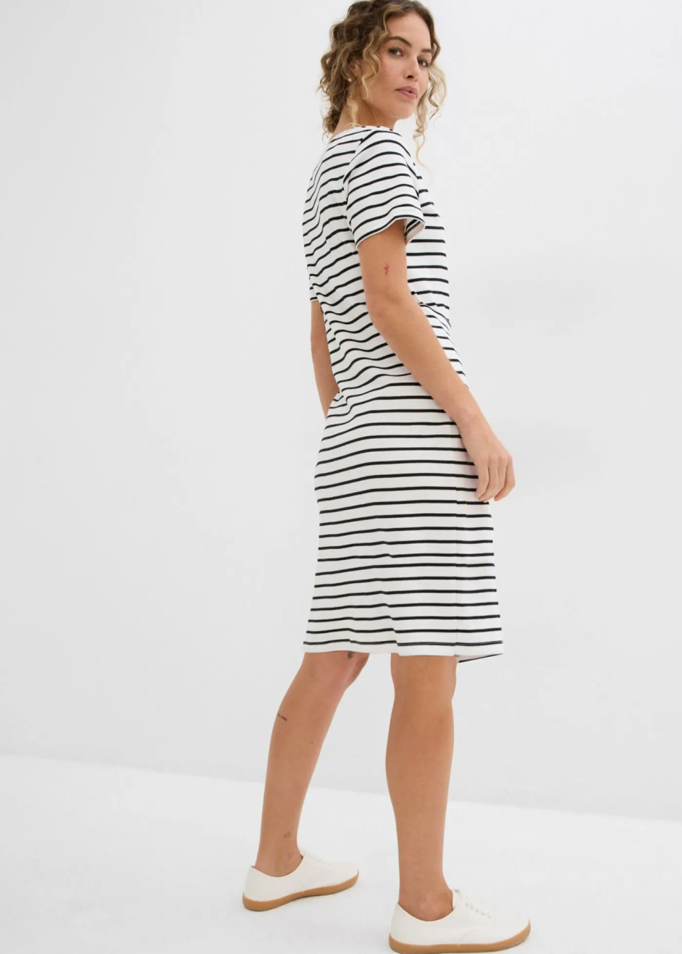 Mujer bonprix bonprix Vestido de punto de algodón puro