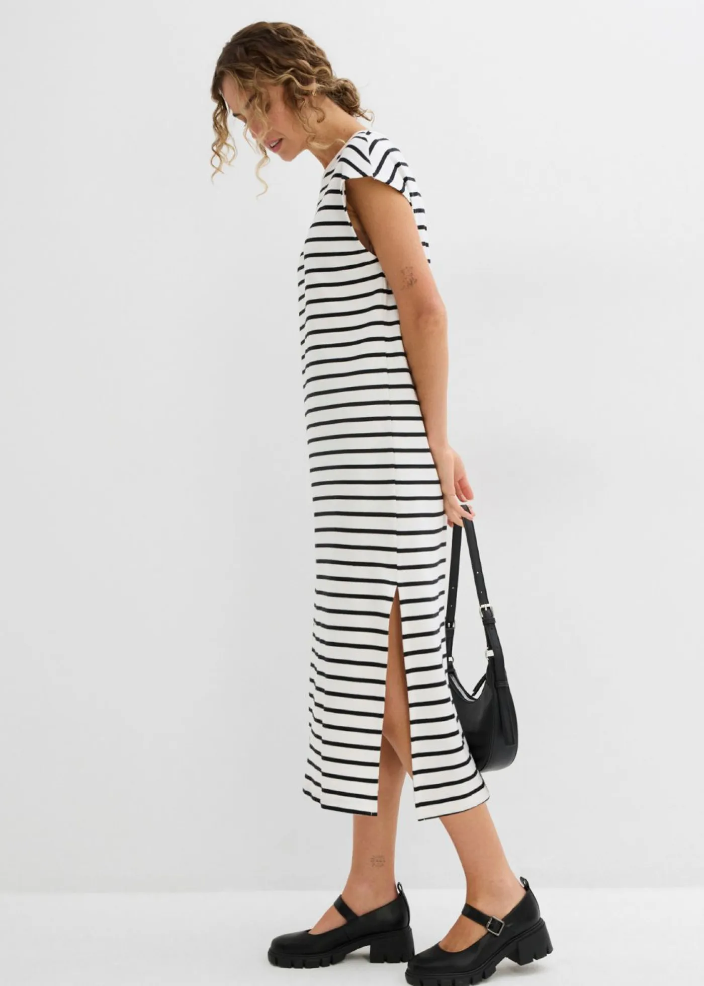 Mujer bonprix bonprix Vestido de punto de algodón puro