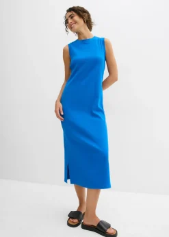 Mujer bonprix bonprix Vestido de punto de algodón con elástico