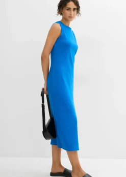 Mujer bonprix bonprix Vestido de punto de algodón con elástico