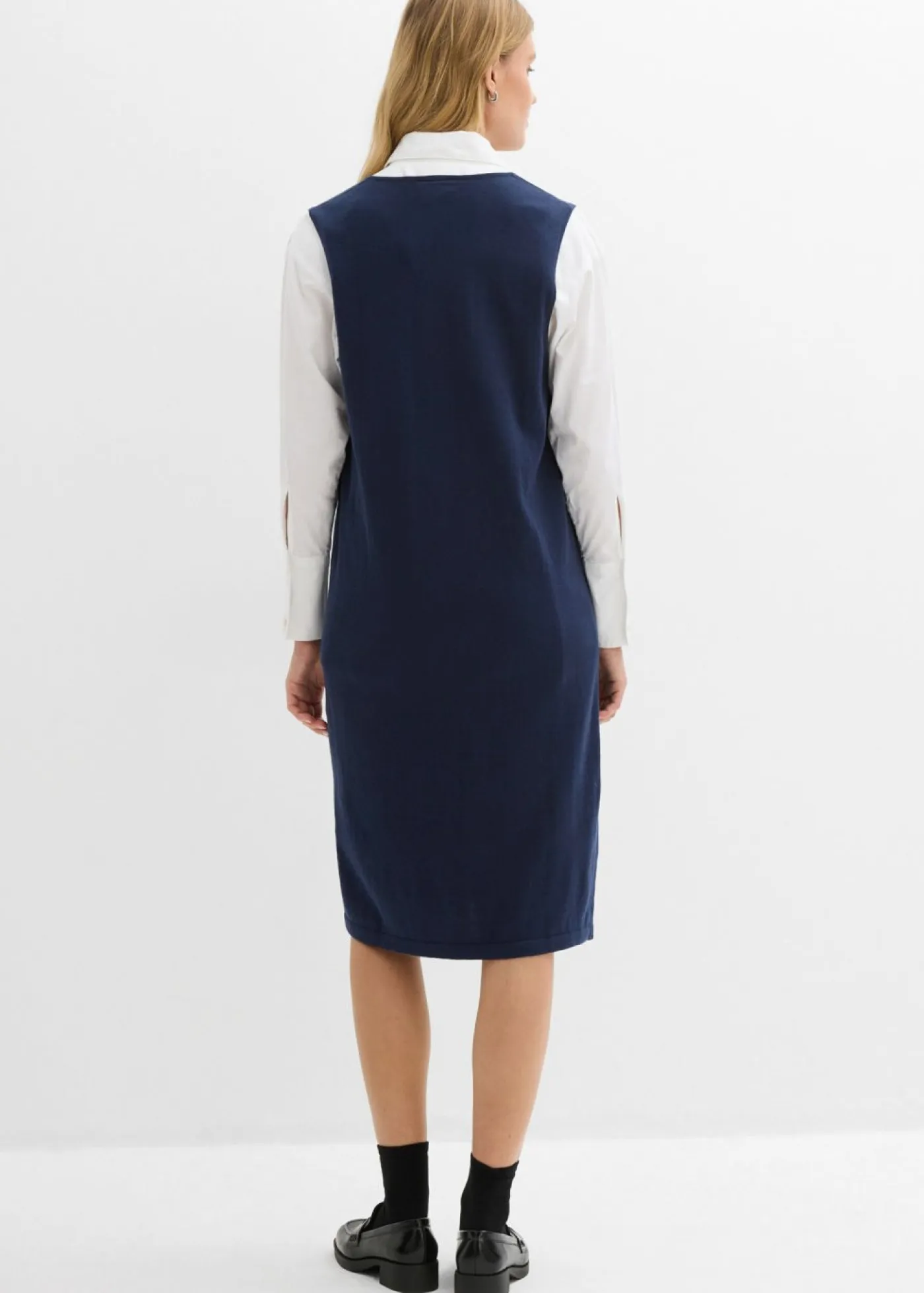 Mujer bonprix bonprix Vestido de punto de algodón puro