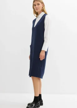 Mujer bonprix bonprix Vestido de punto de algodón puro