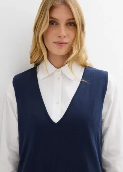 Mujer bonprix bonprix Vestido de punto de algodón puro