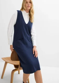 Mujer bonprix bonprix Vestido de punto de algodón puro