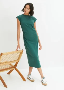 Mujer bonprix bonprix Vestido de punto de algodón con elástico